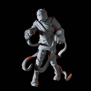 Mummy Miniature for D&D, Dungeons and Dragons, Pathfinder and many other tabletop games