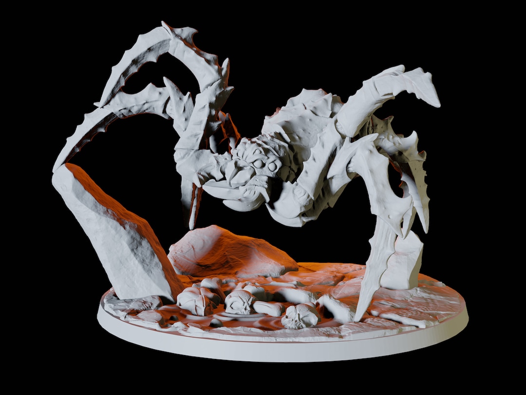 Giant Spider Miniature for D&D, Dungeons and Dragons, Pathfinder and