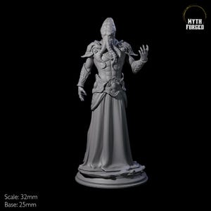 Cunning Mind Flayer or Illithid Miniature C for D&D, Dungeons and Dragons, Pathfinder and many other tabletop games
