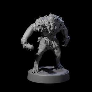 Ape-like Bugbear C Miniature for D&D, Dungeons and Dragons, Pathfinder and many other tabletop games