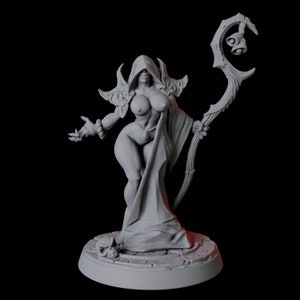 Seksowna, pin-upowa figurka kultysty do gier D&D, Dungeons and Dragons, Pathfinder i wielu innych gier planszowych