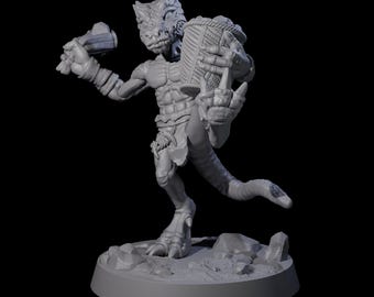 Intrepid Kobold C Miniatura do gier D&D, Dungeons and Dragons, Pathfinder i wielu innych gier planszowych