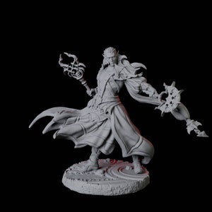 Elf Cleric Miniature B for D&D, Dungeons and Dragons, Pathfinder and many other tabletop games
