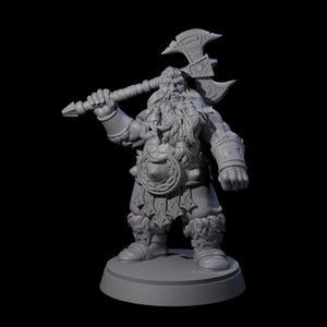 アドバンシング・ドワーフ・バーバリアン D&D、ダンジョンズ・アンド・ドラゴンズ、パスファインダー、その他多くの卓上ゲーム用のミニチュア