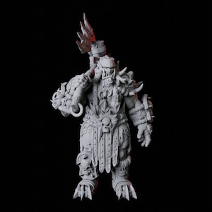 Orc Warrior Miniature H for D&D, Dungeons and Dragons, Pathfinder and many other tabletop games