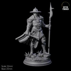 Inquisitor Knight C Miniature for D&D, Dungeons and Dragons, Pathfinder and many other tabletop games