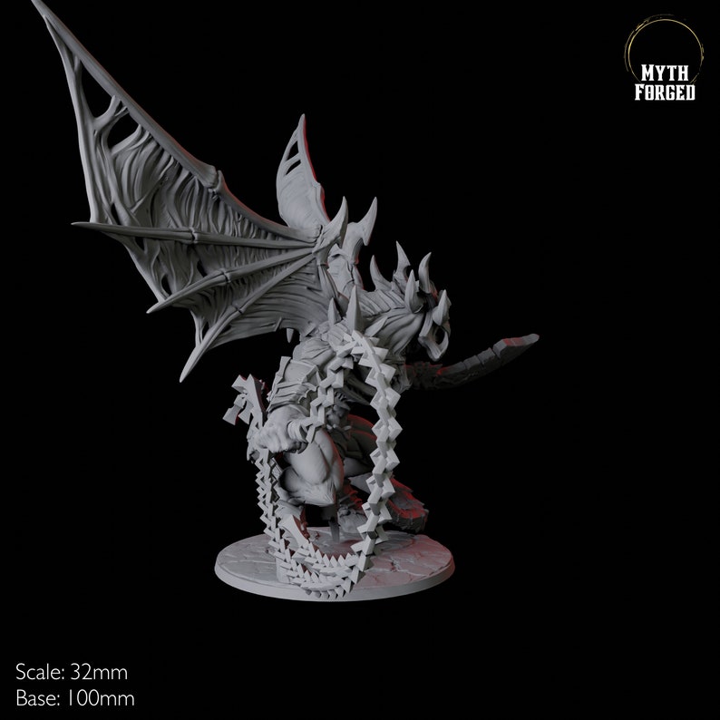 Menacing Balor Miniature for D&D, Dungeons and Dragons, Pathfinder and ...