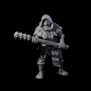 Fevered Zealot C-miniatyr för D&D, Dungeons and Dragons, Pathfinder och många andra brädspel