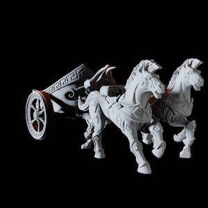 D&D、ダンジョンズ&ドラゴンズ、パスファインダー、その他多くの卓上ゲーム用のウォーチャリオットミニチュアB
