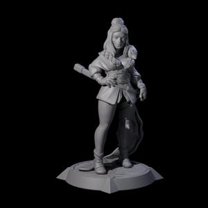 Wandering Ronin Miniature for D&D, Dungeons and Dragons, Pathfinder and many other tabletop games