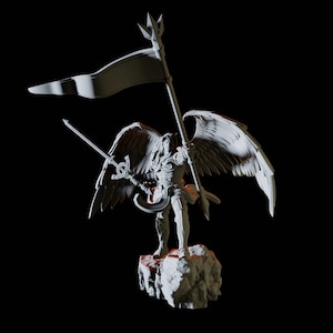 Angel Leader Celestial Miniature for D&D, Dungeons and Dragons, Pathfinder and many other tabletop games