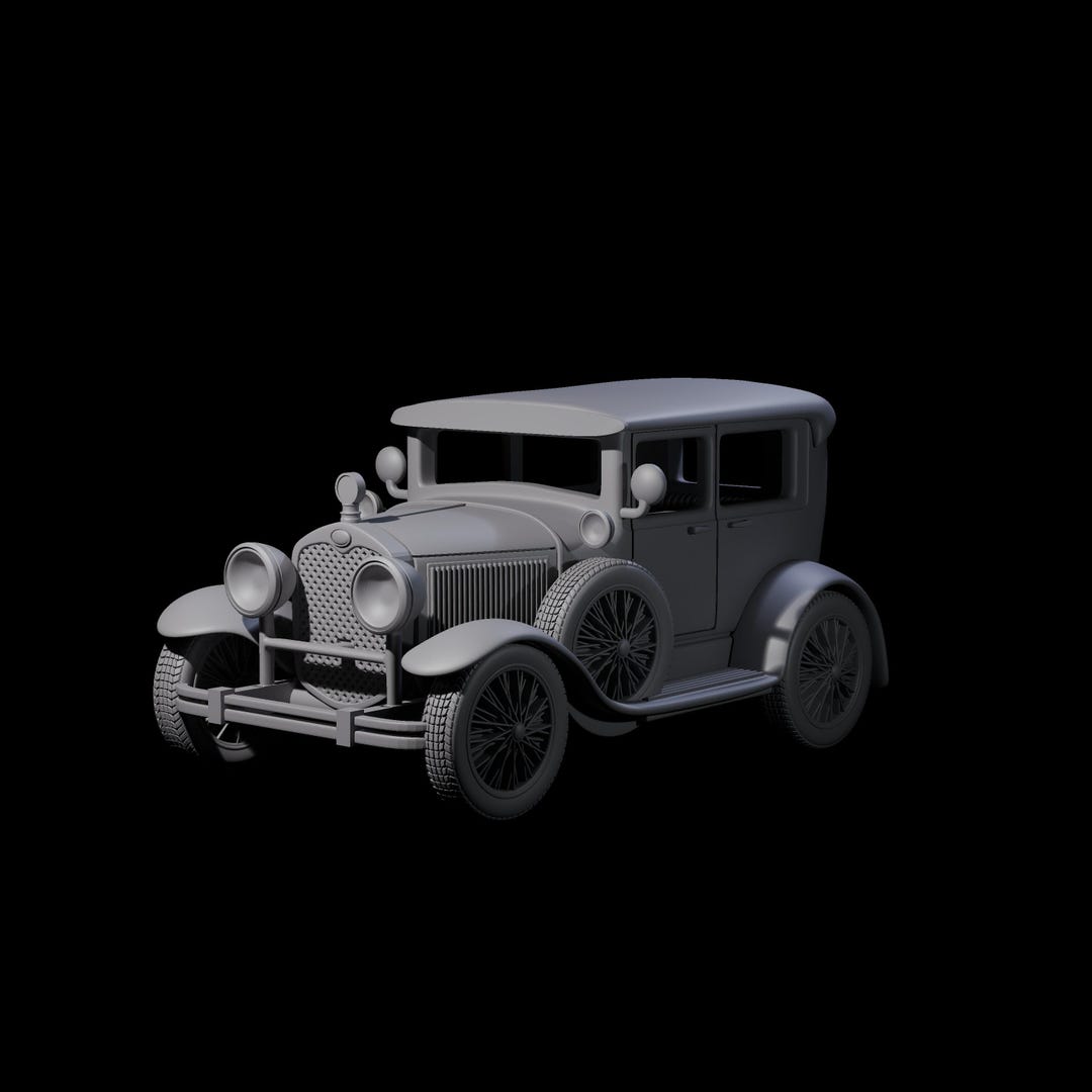 Ford Model A Car Miniature for D&D, Dungeons and Dragons, Pathfinder ...