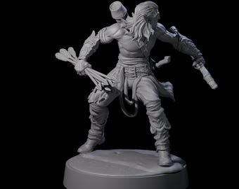 Tormented Eyeless Drow B Miniature for D&D, Dungeons and Dragons, Pathfinder and many other tabletop games