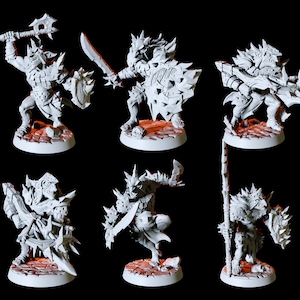 Six Hobgoblin Miniatures || D&D, Dungeons and Dragons, Pathfinder and many other tabletop games