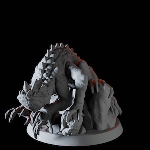 Basilisk Miniature for D&D, Dungeons and Dragons, Pathfinder and many other tabletop games