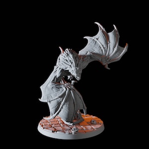 Giant Bat Miniature B for D&D, Dungeons and Dragons, Pathfinder and many other tabletop games