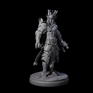 Deadly Dark Elf Marauder E Miniature for D&D, Dungeons and Dragons, Pathfinder and many other tabletop games