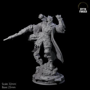 Dabbling Elf Artificer Miniature for D&D, Dungeons and Dragons, Pathfinder and many other tabletop games