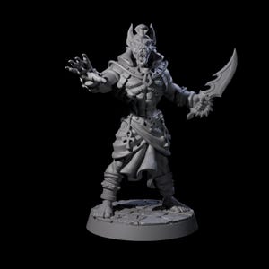 Anubis Guard A Miniature for D&D, Dungeons and Dragons, Pathfinder and many other tabletop games