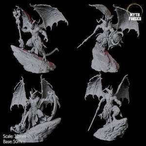 Taunting Horned Devil Miniatures for D&D, Dungeons and Dragons, Pathfinder and many other tabletop games