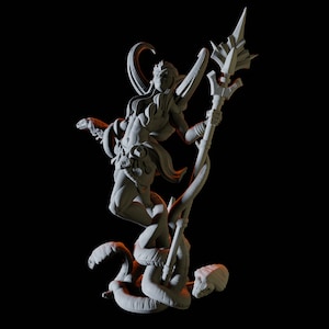 Elf Sorcerer Miniature for D&D, Dungeons and Dragons, Pathfinder and many other tabletop games