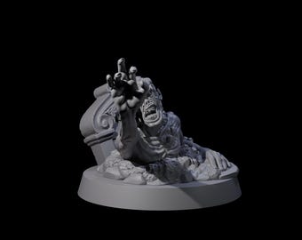Lurching Zombie F Miniature for D&D, Dungeons and Dragons, Pathfinder and many other tabletop games