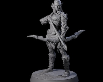 Tree Ranger Una miniatura para D&D, Dungeons and Dragons, Pathfinder y muchos otros juegos de mesa