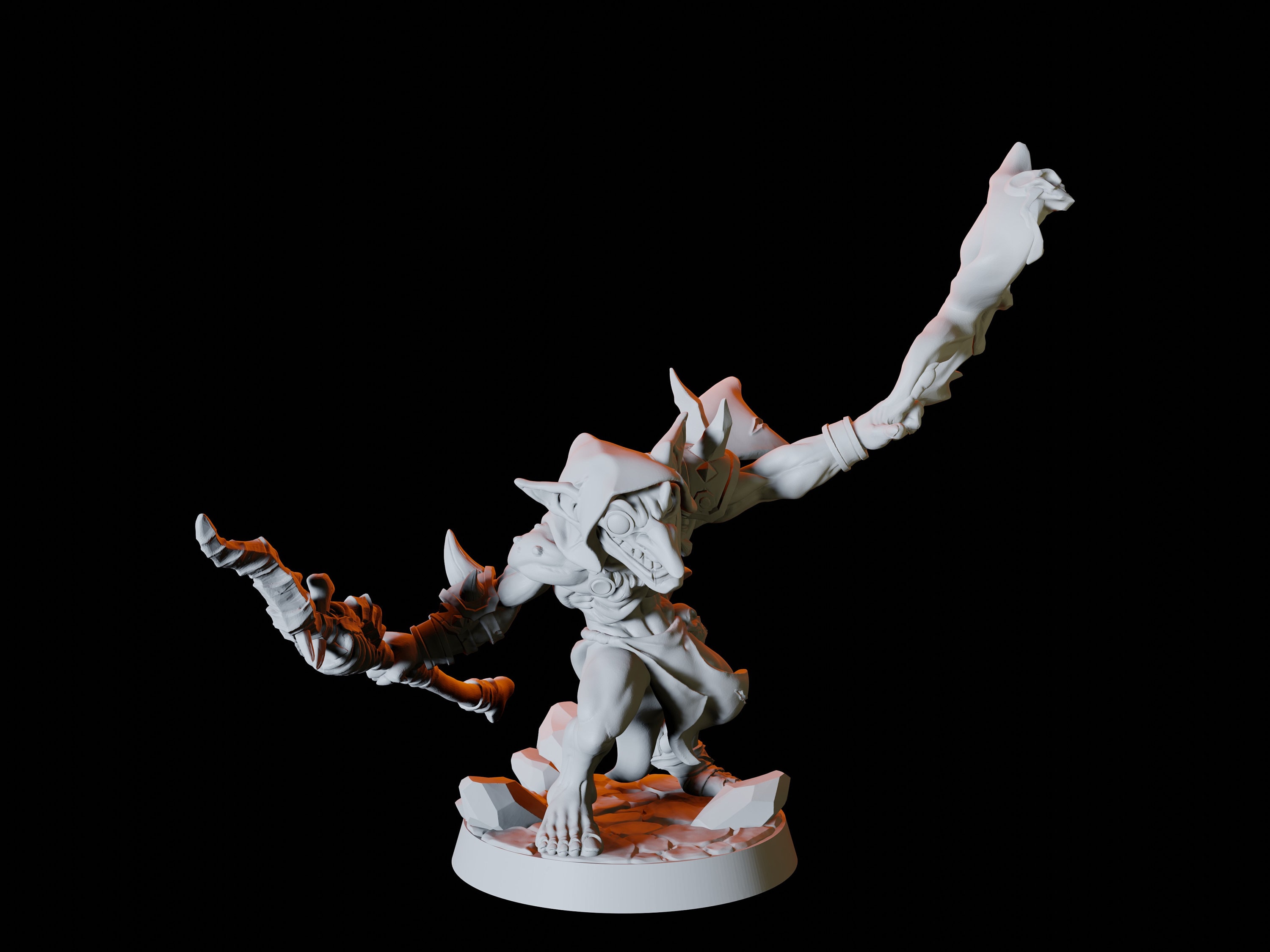 Goblin Wizard Mage Spellcaster Miniature for D&D Dungeons and | Etsy