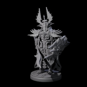 Steadfast Dark Elf Guard B Miniature for D&D, Dungeons and Dragons, Pathfinder and many other tabletop games
