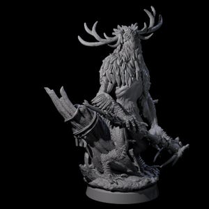 Miniatura Clawed Forest Guardian C per D&D, Dungeons and Dragons, Pathfinder e molti altri giochi da tavolo