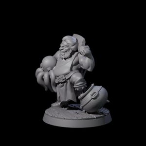 Miniatura de chef pirata amante del pulpo para D&D, Dungeons and Dragons, Pathfinder y muchos otros juegos de mesa