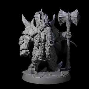 Deepcrust Dwaven King Miniature for D&D, Dungeons and Dragons, Pathfinder and many other tabletop games