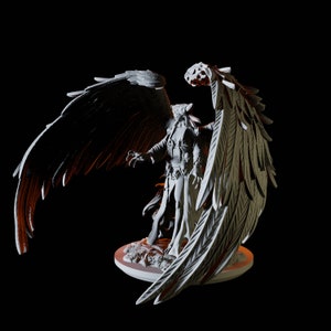 Fallen Celestial Miniature for D&D, Dungeons and Dragons, Pathfinder and many other tabletop games