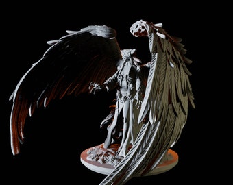 Fallen Celestial Miniature for D&D, Dungeons and Dragons, Pathfinder and many other tabletop games