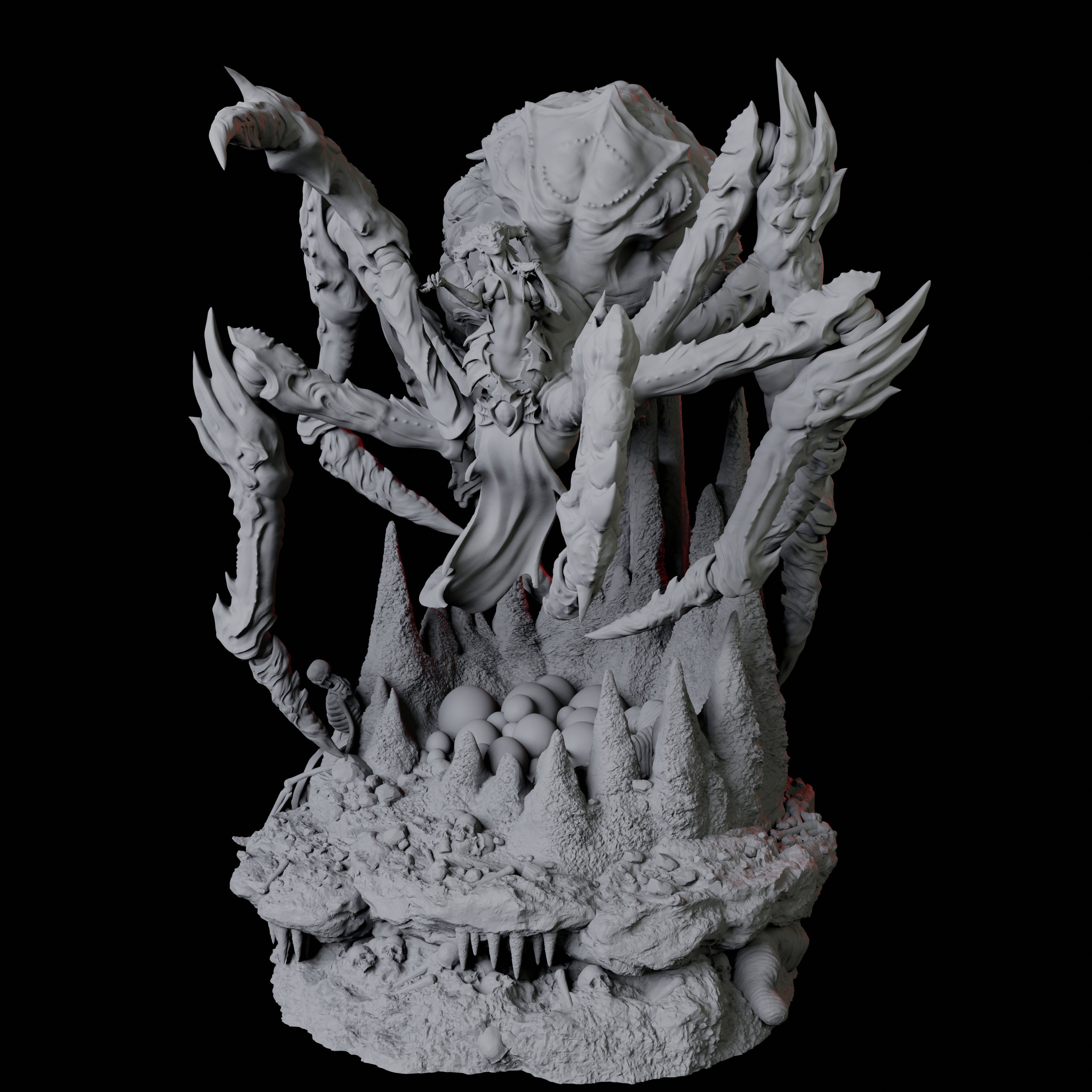 Lolth, Queen of Spiders, Mega Miniature for D&D, Dungeons and Dragons ...