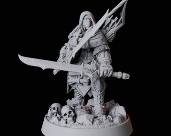 Shadow Assassin Rogue Miniature for D&D, Dungeons and Dragons, Pathfinder and many other tabletop games