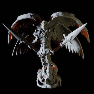 Celestial wielding spears Miniature for D&D, Dungeons and Dragons, Pathfinder and many other tabletop games