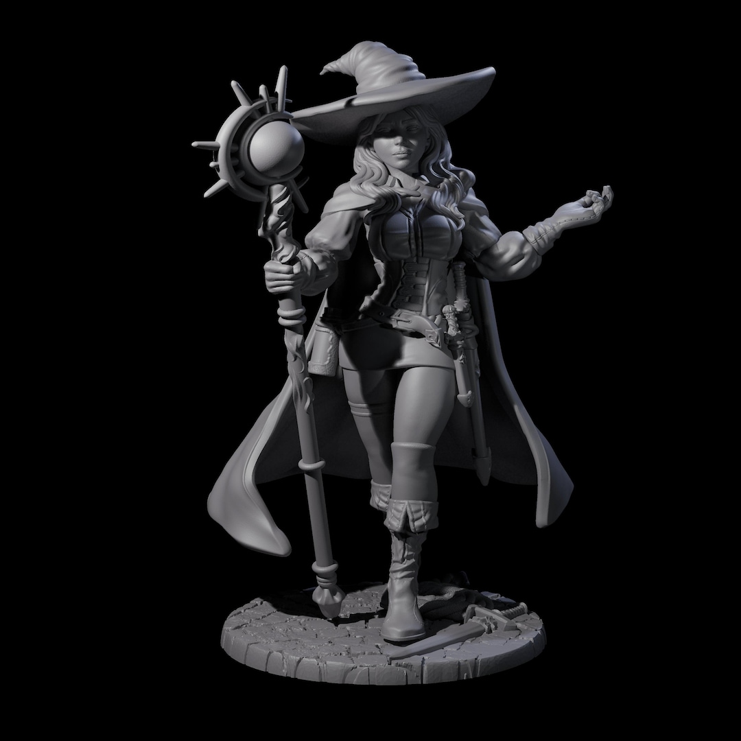 Elara - Classical Wizard Miniature for D&D, Dungeons and Dragons ...