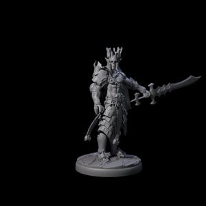 Deadly Dark Elf Marauder C Miniature for D&D, Dungeons and Dragons, Pathfinder and many other tabletop games