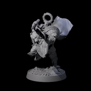 Mercenary of the Golden Circle K Miniature for D&D, Dungeons and Dragons, Pathfinder and many other tabletop games