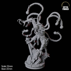 Infested Ghoul Miniature C for D&D, Dungeons and Dragons, Pathfinder and many other tabletop games