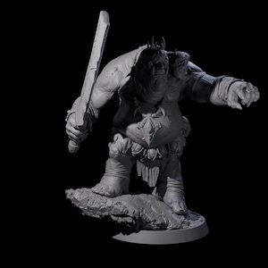 Miniatura Deformed Ogre B per D&D, Dungeons and Dragons, Pathfinder e molti altri giochi da tavolo
