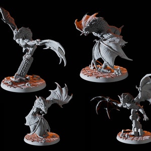 Giant Bat Miniatures for D&D, Dungeons and Dragons, Pathfinder and many other tabletop games