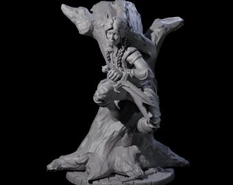Luna – Kletternde Schurkin-Miniatur für D&D, Dungeons and Dragons, Pathfinder und viele andere Tabletop-Spiele