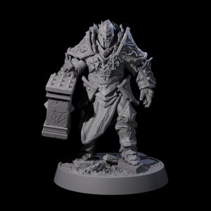 Mercenary of the Golden Circle C Miniature for D&D, Dungeons and Dragons, Pathfinder and many other tabletop games