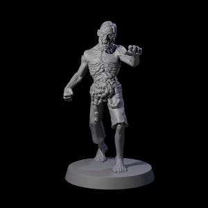 Lurching Zombie B Miniature for D&D, Dungeons and Dragons, Pathfinder and many other tabletop games