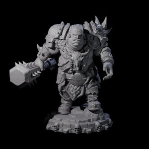 Miniatura Savage Skullmarch Ogre J per D&D, Dungeons and Dragons, Pathfinder e molti altri giochi da tavolo