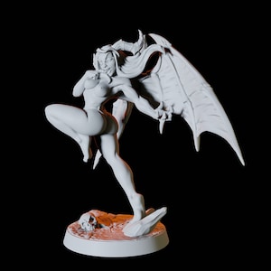Succubus Devil or Demon Pinup Miniatures for D&D, Dungeons and Dragons, Pathfinder and many other tabletop games
