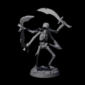 Four Armed Tomb Guardian Miniature for D&D, Dungeons and Dragons, Pathfinder and many other tabletop games