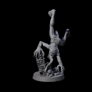 Screeching Ghoul A Miniature for D&D, Dungeons and Dragons, Pathfinder and many other tabletop games